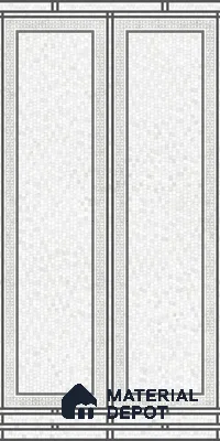 TL 12502 B Rowan Black Decor 02 Endless 4 ft x 2 ft Vitrified  Tile - 9 mm