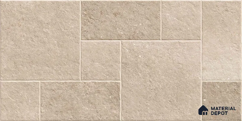 TL 12487 D Attico Tan Modular 4 ft x 2 ft Vitrified  Tile - 9 mm