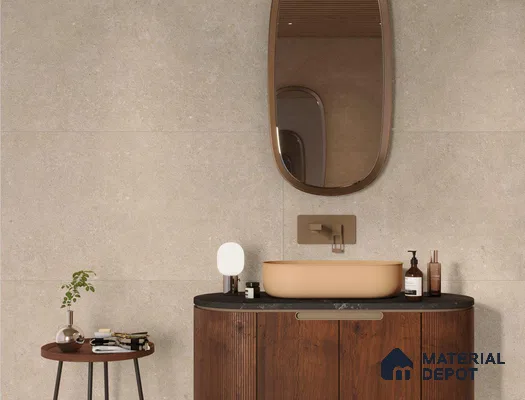 TL 12487 E Attico Tan 4 ft x 2 ft Vitrified  Tile - 9 mm