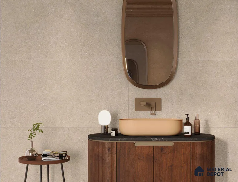 TL 12487 E Attico Tan 4 ft x 2 ft Vitrified  Tile - 9 mm