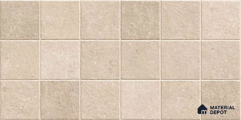 TL 12487 F Attico Tan Square 4 ft x 2 ft Vitrified  Tile - 9 mm