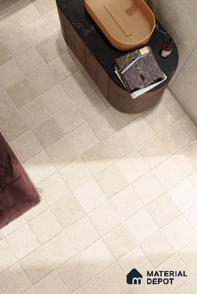 TL 12487 F Attico Tan Square 4 ft x 2 ft Vitrified  Tile - 9 mm