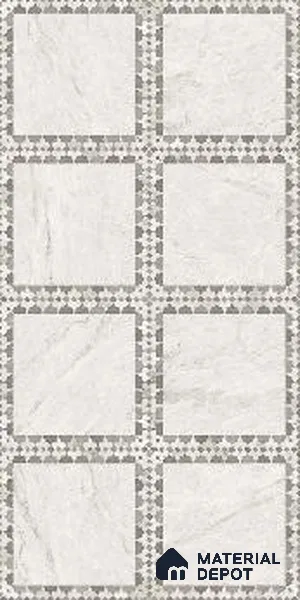 TL 12494 Bardiglio Grey Decor 4 ft x 2 ft Vitrified  Tile - 9 mm