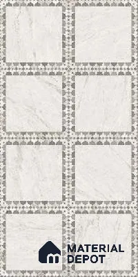 TL 12494 Bardiglio Grey Decor 4 ft x 2 ft Vitrified  Tile - 9 mm