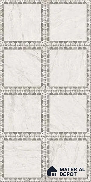 TL 12494 Bardiglio Grey Decor 4 ft x 2 ft Vitrified  Tile - 9 mm