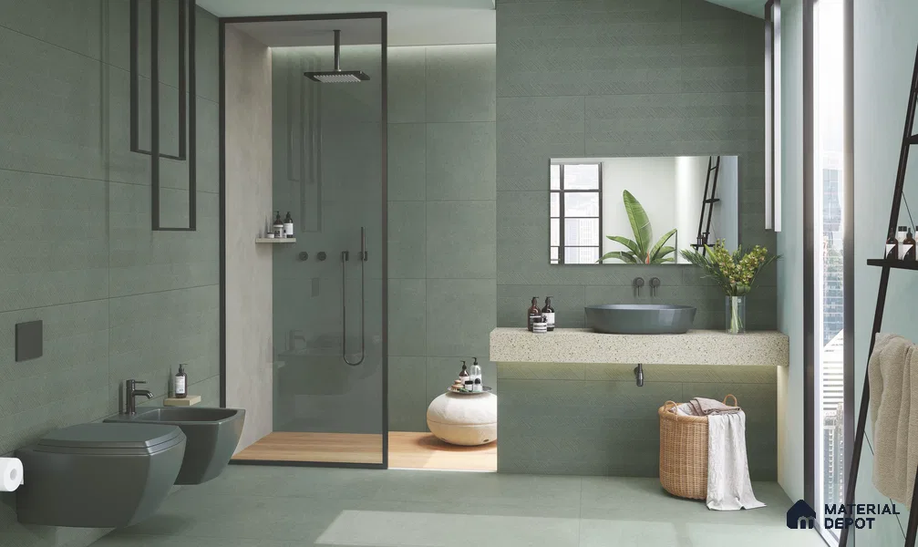 TL 12501 C Delton Green Decor 4 ft x 2 ft Vitrified  Tile - 9 mm