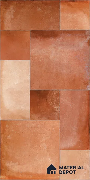 Stone Floor Tile TL 10344 B Legacy Cotto 4 ft x 2 ft Vitrified Matte Finish Tile - 11 mm | Suitable For Bathroom, Courtyard, Corridor