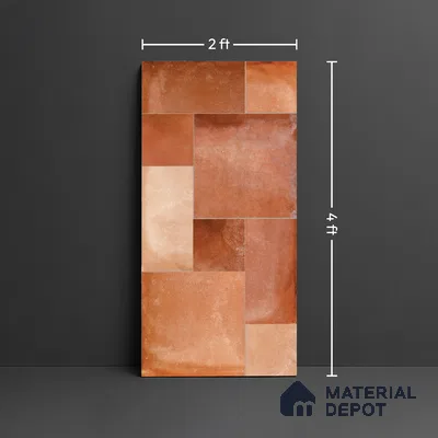 Stone Floor Tile TL 10344 B Legacy Cotto 4 ft x 2 ft Vitrified Matte Finish Tile - 11 mm | Suitable For Bathroom, Courtyard, Corridor