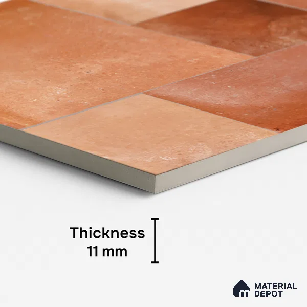 Stone Floor Tile TL 10344 B Legacy Cotto 4 ft x 2 ft Vitrified Matte Finish Tile - 11 mm | Suitable For Bathroom, Courtyard, Corridor