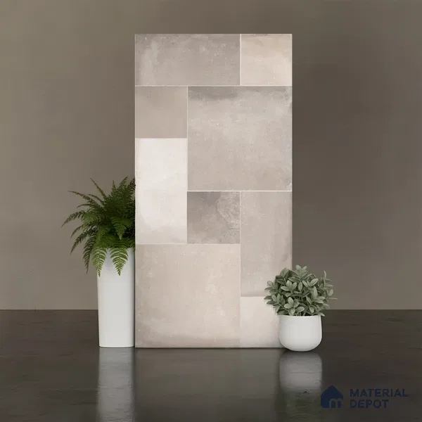 Stone Floor Tile TL 10344 C Legacy Grey 4 ft x 2 ft Vitrified Matte Finish Tile - 11 mm | Suitable For Bathroom, Courtyard, Corridor