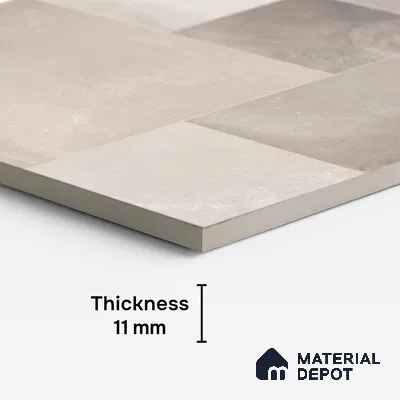 Stone Floor Tile TL 10344 C Legacy Grey 4 ft x 2 ft Vitrified Matte Finish Tile - 11 mm | Suitable For Bathroom, Courtyard, Corridor