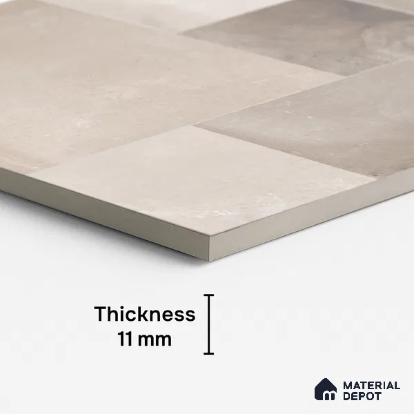 Stone Floor Tile TL 10344 C Legacy Grey 4 ft x 2 ft Vitrified Matte Finish Tile - 11 mm | Suitable For Bathroom, Courtyard, Corridor