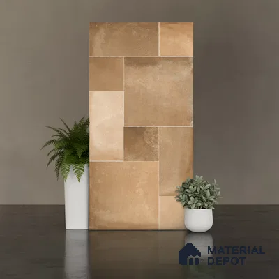 Stone Floor Tile TL 10344 Legacy Brown 4 ft x 2 ft Vitrified Matte Finish Tile - 11 mm | Suitable For Bathroom, Courtyard, Corridor
