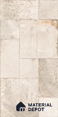 Stone Floor Tile TL 10339 Abbey Stone Sand 4 ft x 2 ft Vitrified Matte Finish Tile - 11 mm | Suitable For Bathroom, Courtyard, Corridor