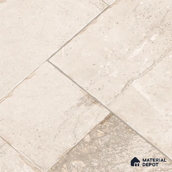 Stone Floor Tile TL 10339 Abbey Stone Sand 4 ft x 2 ft Vitrified Matte Finish Tile - 11 mm | Suitable For Bathroom, Courtyard, Corridor