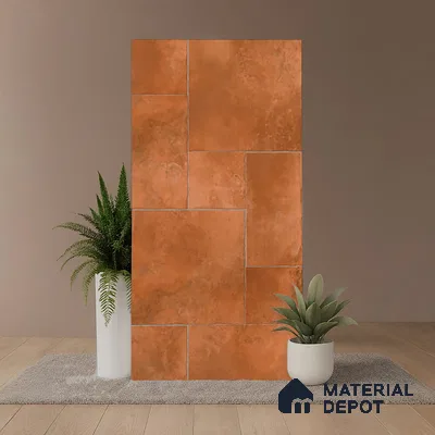 Stone Wall & Floor Tile TL 10340 Cotto De Dorato 4 ft x 2 ft Vitrified Matte Finish Tile - 11 mm | Suitable For Living Room, Kitchen, Bathroom (Sample)
