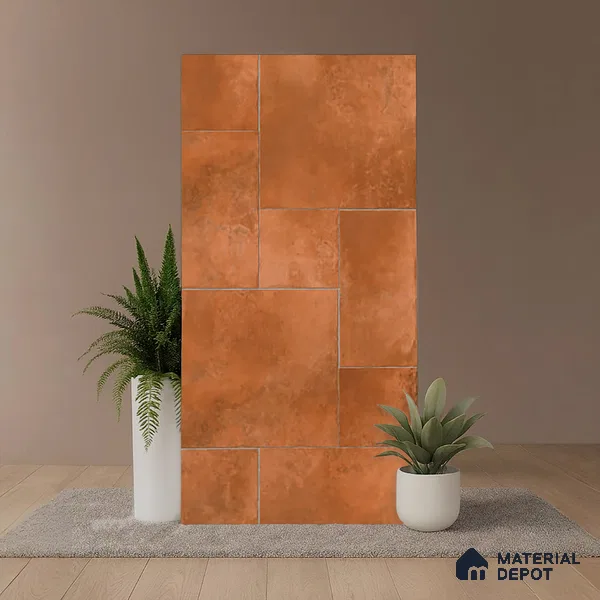 Stone Wall & Floor Tile TL 10340 Cotto De Dorato 4 ft x 2 ft Vitrified Matte Finish Tile - 11 mm | Suitable For Living Room, Kitchen, Bathroom (Sample)