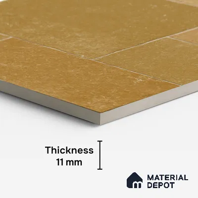 Floor Tile TL 10343 C Kota Stone Jaiselmer 4 ft x 2 ft Vitrified Matte Finish Tile - 11 mm | Suitable For Kitchen, Bathroom Walls and Backsplashes (Sample)