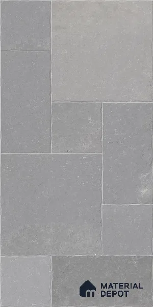 Stone Floor Tile TL 10343 Kota Stone Grey 4 ft x 2 ft Vitrified Matte Finish Tile - 11 mm | Suitable For Bathroom, Courtyard, Corridor