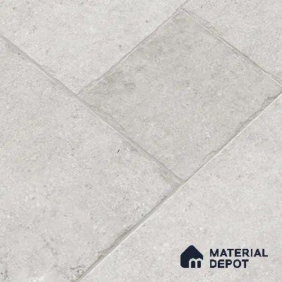 Stone Floor Tile TL 10341 French Stone Grey 4 ft x 2 ft Vitrified Matte Finish Tile - 11 mm | Suitable For Bathroom, Courtyard, Corridor