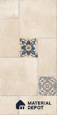 Stone Floor Tile TL 10342 Haritage Sand 4 ft x 2 ft Vitrified Matte Finish Tile - 11 mm | Suitable For Bathroom, Courtyard, Corridor