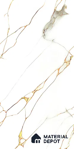 Marble Look TL 08500 Venzo Natural 4 ft x 2 ft Vitrified Glossy Finish - 8 mm | Random 3