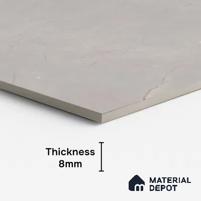 Marble Look TL 08494 B Cremson Grey Endless 4 ft x 2 ft Vitrified Glossy Finish - 8 mm | Random 4