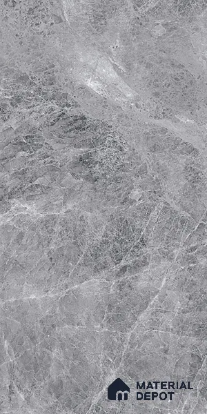 Marble Look TL 08498 Logger Gris 4 ft x 2 ft Vitrified Glossy Finish - 8 mm | Random 7