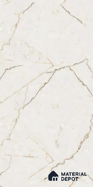 Marble Look TL 08521 Nayar Peach 4 ft x 2 ft Vitrified Glossy Finish - 8 mm | Random 3