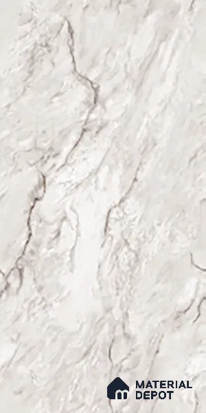 Marble Look Wall & Floor Tile TL 10331 Selestin White 4 ft x 2 ft Vitrified Glossy Finish - 9 mm