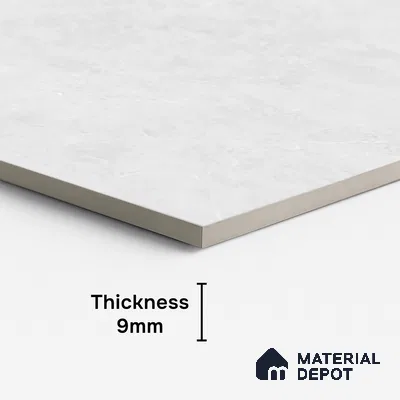 Marble Look Floor & Wall Tile TL 08089 B Bulgari Grey 4 ft x 2 ft Vitrified Glossy Finish - 9 mm (Sample)