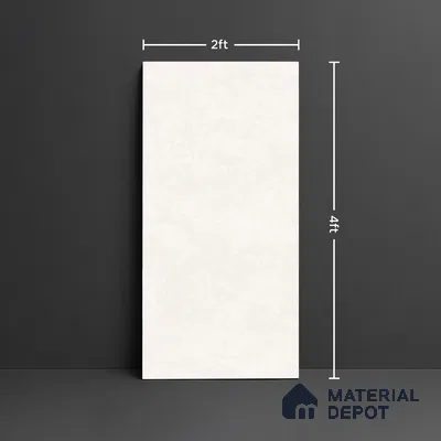 Marble Look Floor & Wall Tile TL 08089 Bulgari Crema 4 ft x 2 ft Vitrified Glossy Finish - 9 mm