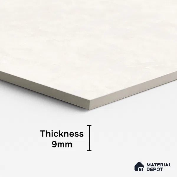 Marble Look Floor & Wall Tile TL 08089 Bulgari Crema 4 ft x 2 ft Vitrified Glossy Finish - 9 mm