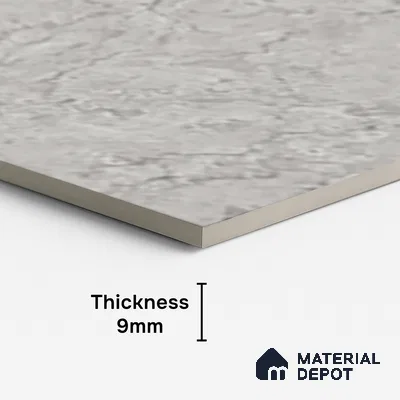 Marble Look Wall & Floor Tile TL 10328 Fossil Grey 4 ft x 2 ft Vitrified Glossy Finish - 9 mm