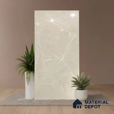 Marble Look Wall & Floor Tile TL 10330 B Elite Crema 4 ft x 2 ft Vitrified Glossy Finish - 9 mm