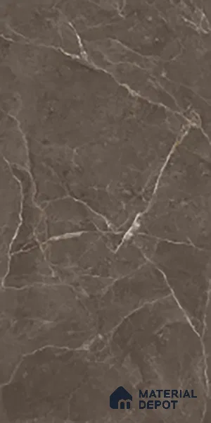 Marble Look Wall & Floor Tile TL 10330 Elite Brown 4 ft x 2 ft Vitrified Glossy Finish - 9 mm