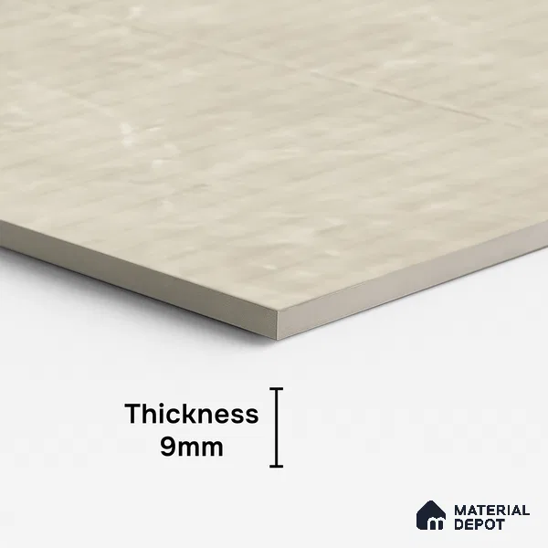 Punch Look Wall Tile TL 08114 B Lublin Beige Decor 4 ft x 2 ft Vitrified Glossy Finish - 9 mm | Random 6