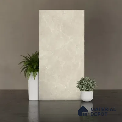 Marble Look Floor,Wall Tile TL 08114 C CV Lublin Beige 4 ft x 2 ft Vitrified Matte Finish - 9 mm | Random 6