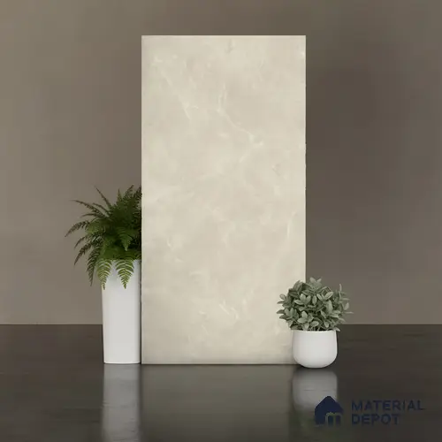 Marble Look Floor,Wall Tile TL 08114 C CV Lublin Beige 4 ft x 2 ft Vitrified Matte Finish - 9 mm | Random 6