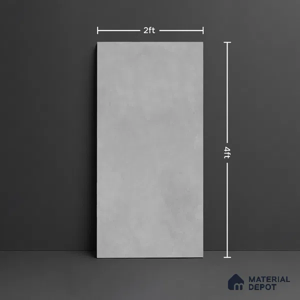 Marble Look TL 08505 Analiya Grey 4 ft x 2 ft Vitrified Matte Finish - 8 mm | Random 4