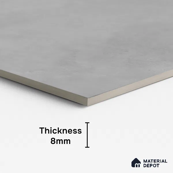 Marble Look TL 08505 Analiya Grey 4 ft x 2 ft Vitrified Matte Finish - 8 mm | Random 4