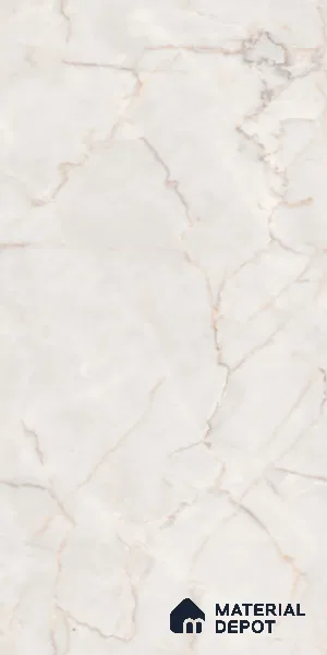 Marble Look TL 08514 Snech Bianco 4 ft x 2 ft Vitrified Matte Finish - 8 mm | Random 4