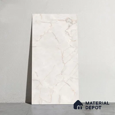 Marble Look TL 08514 Snech Bianco 4 ft x 2 ft Vitrified Matte Finish - 8 mm | Random 4