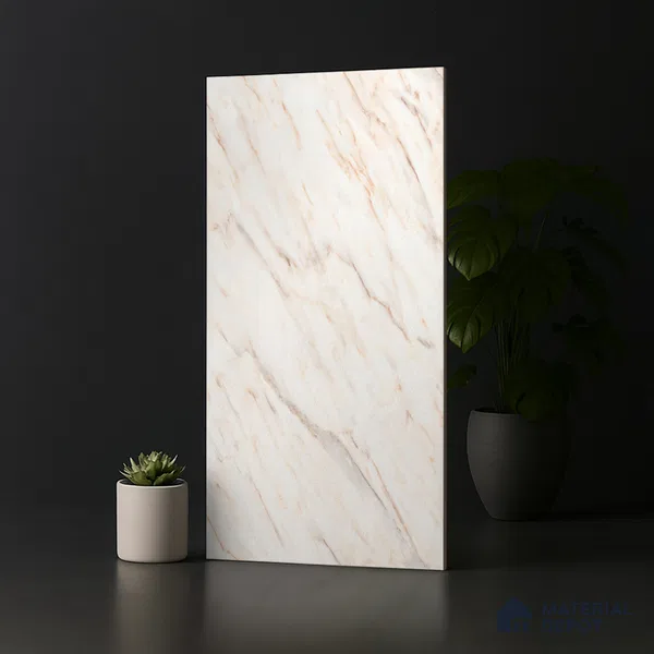 Marble Look TL 08511 Jesko Bianco 4 ft x 2 ft Vitrified Matte Finish - 8 mm | Random 4