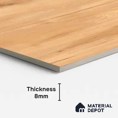 Wood Look TL 08508 Crevit Brown 4 ft x 2 ft Vitrified Matte Finish - 8 mm | Random 5