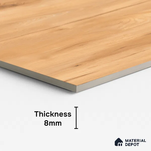Wood Look TL 08508 Crevit Brown 4 ft x 2 ft Vitrified Matte Finish - 8 mm | Random 5