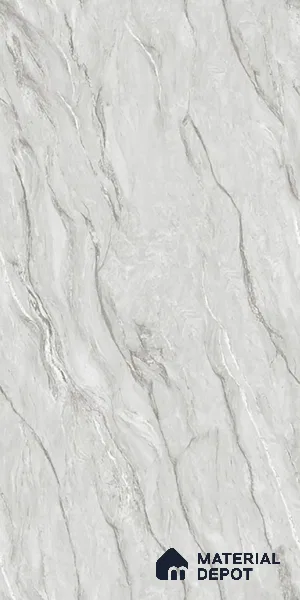 Marble Look TL 08512 B Montera Grey 4 ft x 2 ft Vitrified Matte Finish - 8 mm | Random 4