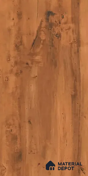 Wood Look TL 08525 Woodlem Brown 4 ft x 2 ft Vitrified Matte Finish - 8 mm | Random 4