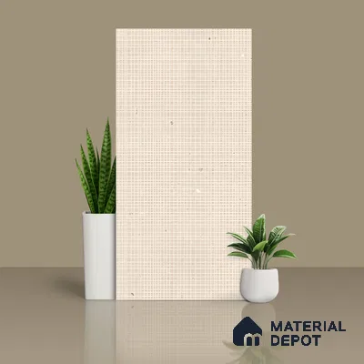 Highlighter Wall Tile TL 07494 B Chipsem Crema Decor 4 ft x 2 ft Cream Vitrified Matte Finish Decor Tile - 9 mm | Suitable For Bathroom, Accent/Feature Wall, Dining Area
