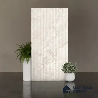 Stone Look Wall & Floor Tile TL 10143 B Ceilo Beige Decor 4 ft x 2 ft Vitrified Matte Finish - 9 mm